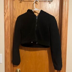 Fashion Nova Black Cropped Jacket